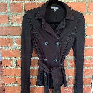 EUC James Perse Double Breasted French Jersey Cotton Jacket | Size 1 = Small